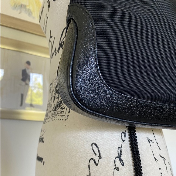 ✨SOLD!✨SALE✨Gucci Jackie O RARE! Leather Nylon Bag - Picture 6 of 16